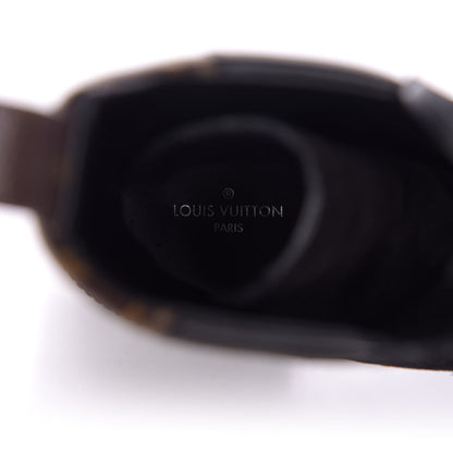 Louis Vuitton Suede Calfskin Monogram LV Black Heart Laureate Platform Desert Boots 37.5 Black 8 of 9