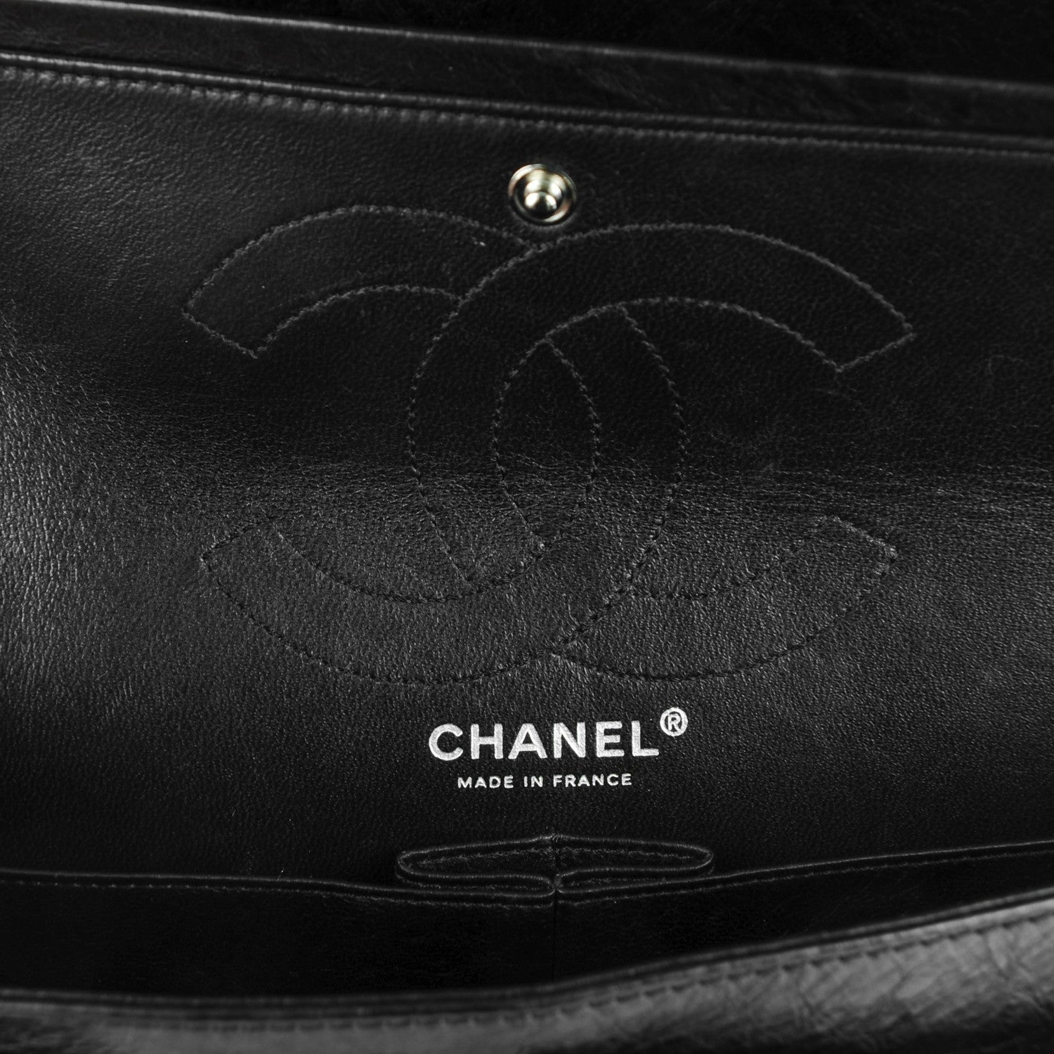 Chanel Glazed Calfskin Quilted 2.55 Reissue 226 Flap So Black 7 of 8