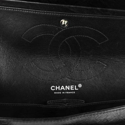 Chanel Glazed Calfskin Quilted 2.55 Reissue 226 Flap So Black 7 of 8