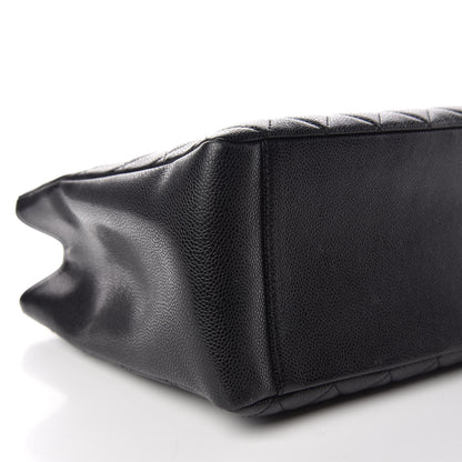 Chanel Caviar Quilted Grand Shopping Tote GST Black 5 of 13