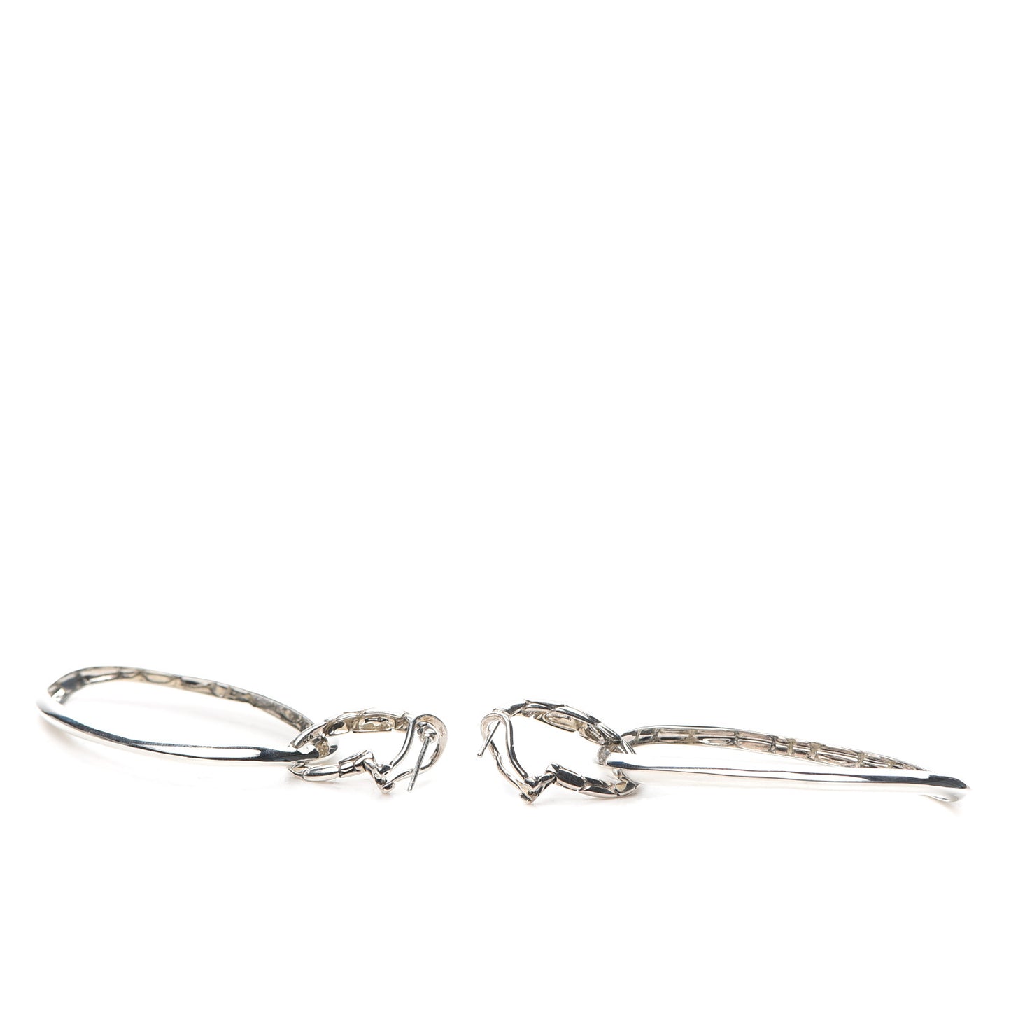 Sterling Silver Kali Pebble Door Knocker Earrings