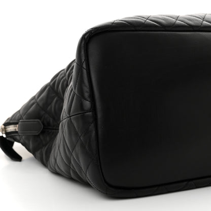 Saint Laurent Calfskin Quilted ES Giant Travel Bag Black 9 of 13
