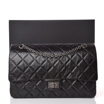 Chanel Aged Calfskin Quilted 2.55 Reissue 226 Flap Black 11 of 11