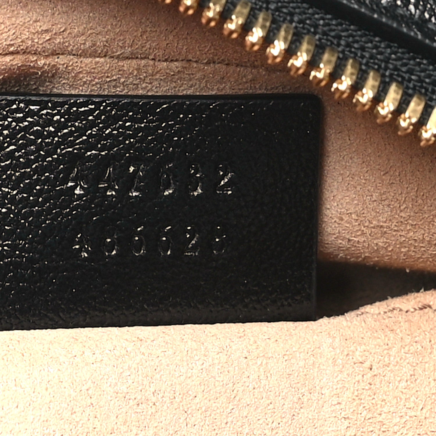 Gucci Monogram Matelasse Diagonal Small GG Marmont Chain Shoulder Bag Beige Black 7 of 10