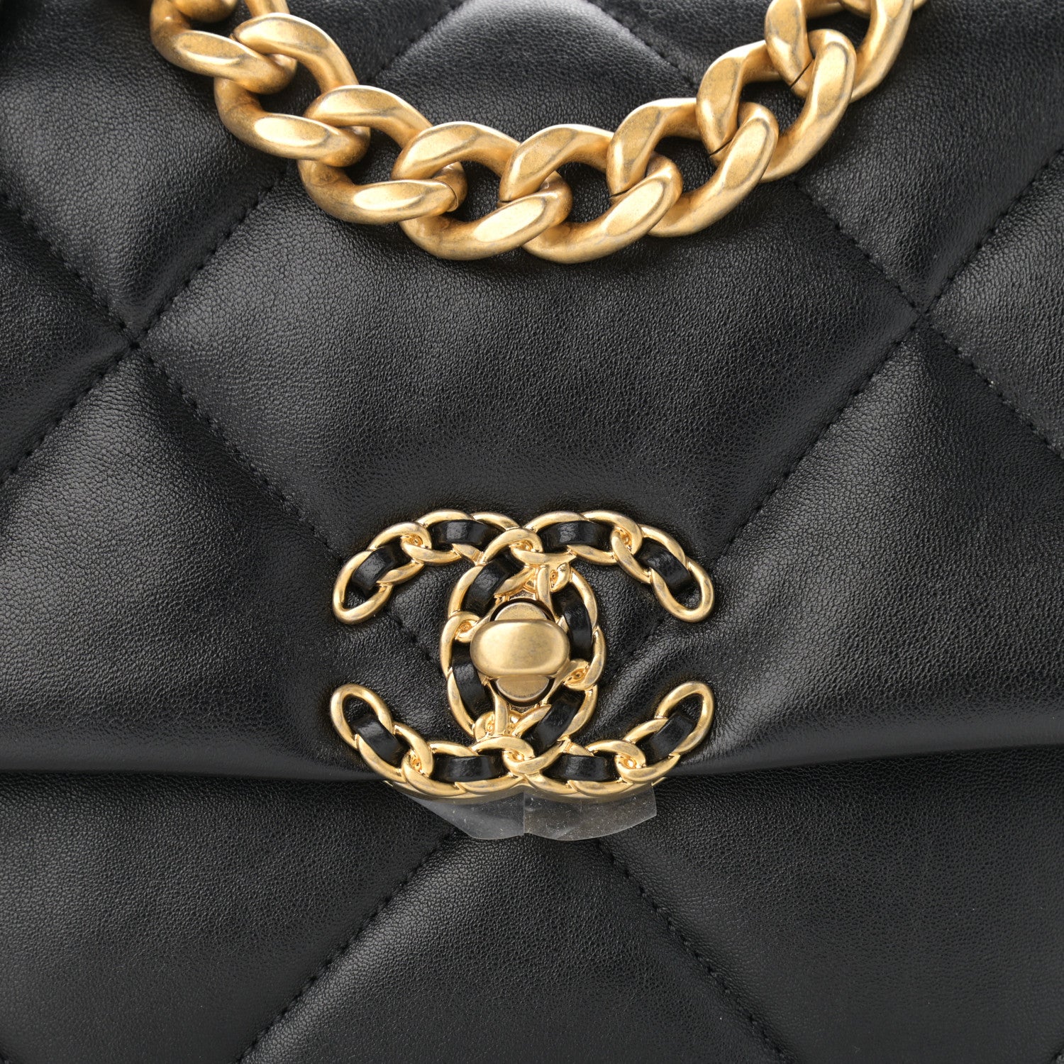 Chanel Lambskin Quilted Medium Chanel 19 Flap Black 8 of 11
