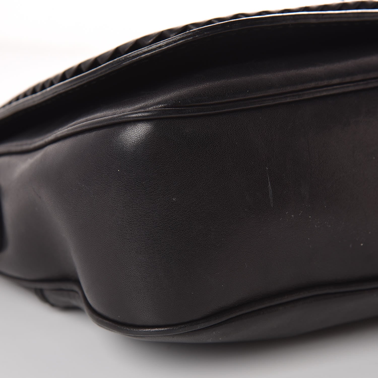 Gucci Calfskin Handmade Medium Flap Shoulder Bag Black 23 of 26