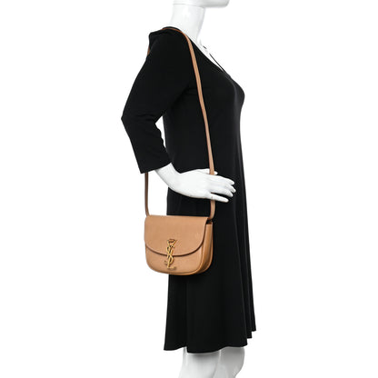 Saint Laurent Smooth Vintage Calfskin Small Kaia Satchel Brown Gold 2 of 14