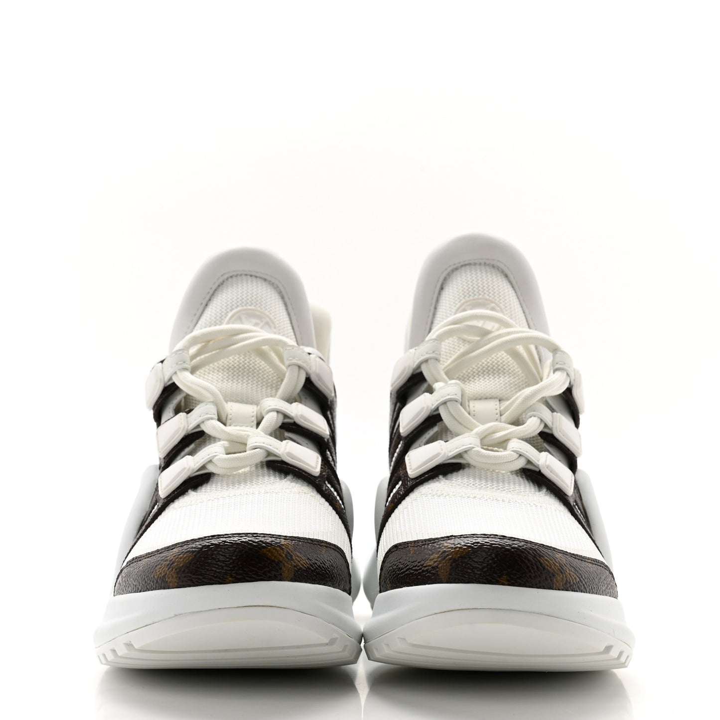 Patent Monogram LV Archlight Sneakers 38 White