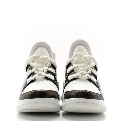 Louis Vuitton Patent Monogram LV Archlight Sneakers 38 White 2 of 8
