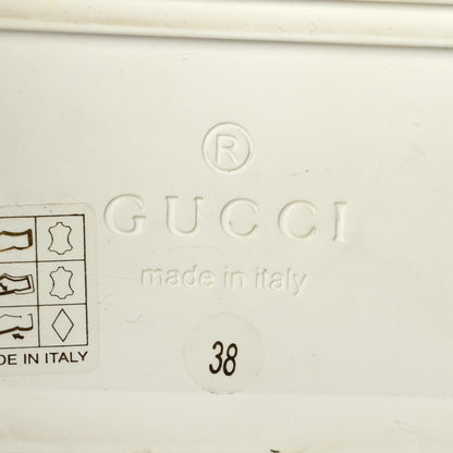 Gucci Shearling Womens Eileen Slide Sandals 38 Black Butterscotch 6 of 7