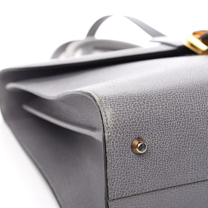 Delvaux Grained Calfskin Brillant Briefcase Grey 11 of 18