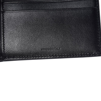 Celine Crocodile Embossed Calfskin Bi-Fold Wallet Black 7 of 9