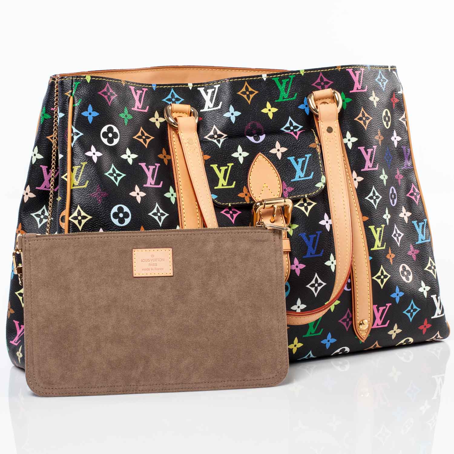 Louis Vuitton Monogram Multicolor Aurelia GM Black 6 of 17