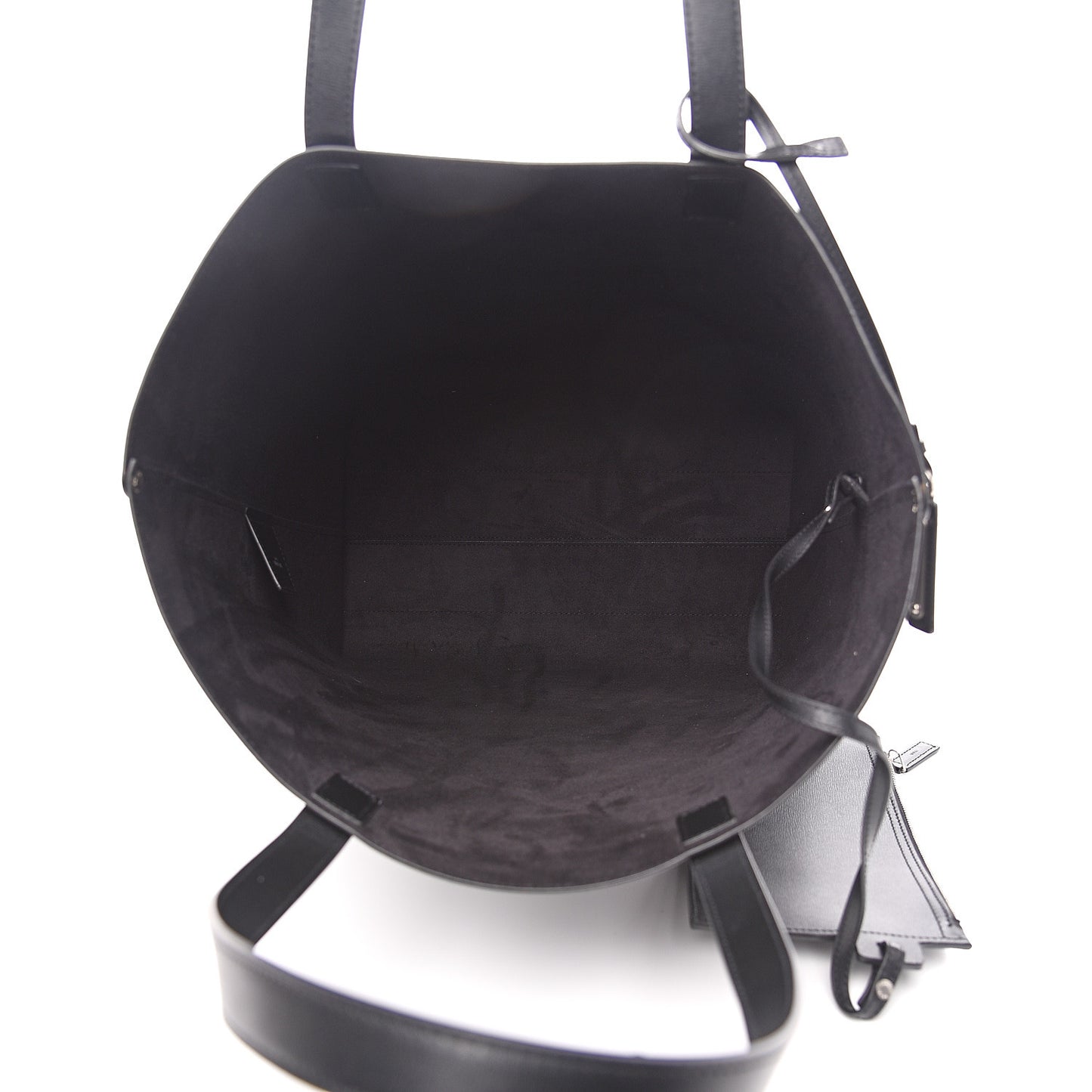 Calfskin Medium Shopping Tote Black