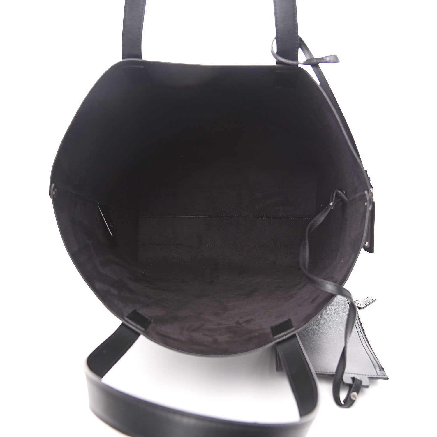 Saint Laurent Calfskin Medium Shopping Tote Black 4 of 8