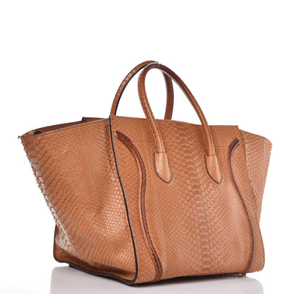 Celine Python Medium Phantom Luggage Light Copper 3 of 7