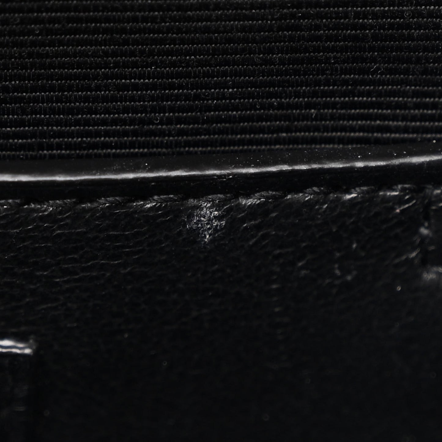 Grain De Poudre Textured Mixed Matelasse Triquilt Small Monogram Satchel Dark Beige