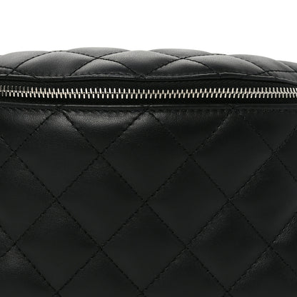 Chanel Calfskin Quilted Waist Belt Bag Black 8 of 11
