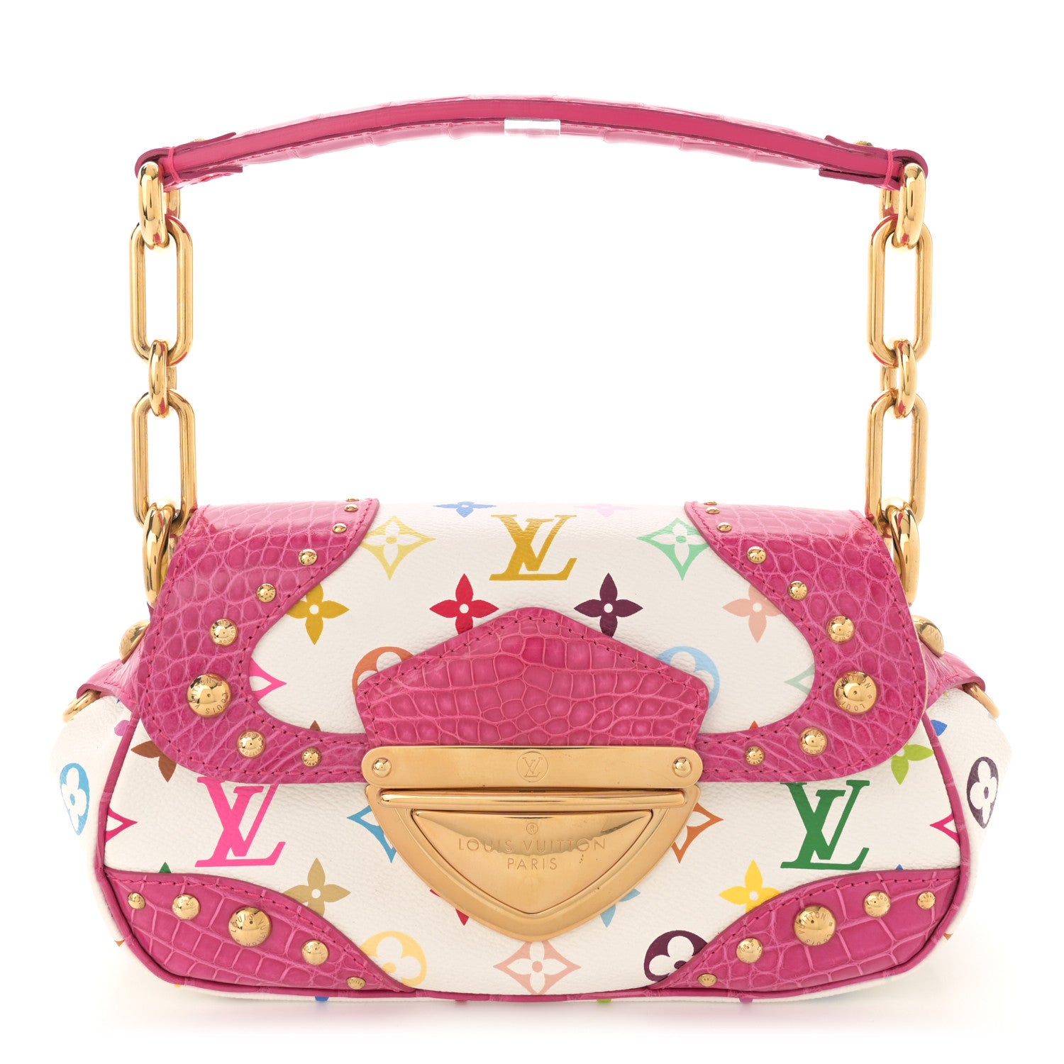 Louis Vuitton Monogram Multicolor Alligator Marilyn White 1 of 9