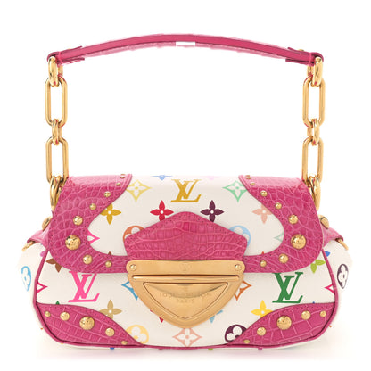Louis Vuitton Monogram Multicolor Alligator Marilyn White 1 of 9
