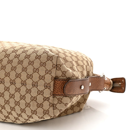 Gucci Monogram Large Bamboo Bar Tassel Shoulder Bag Brown 10 of 10