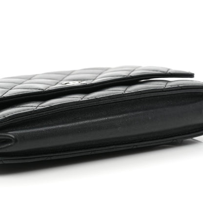 Chanel Lambskin Quilted Wallet On Chain WOC Black 8 of 10