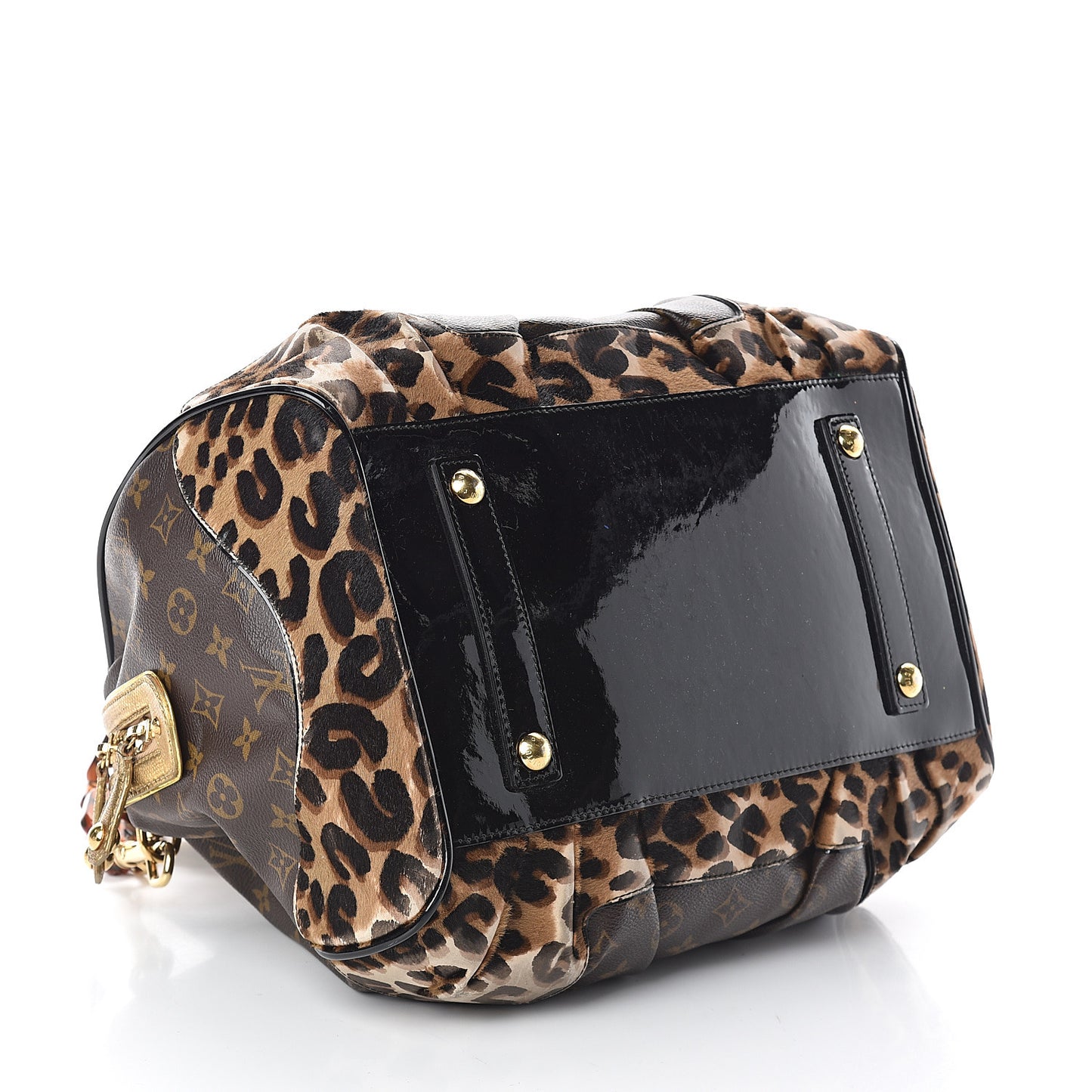 Monogram Leopard Stephen Bag