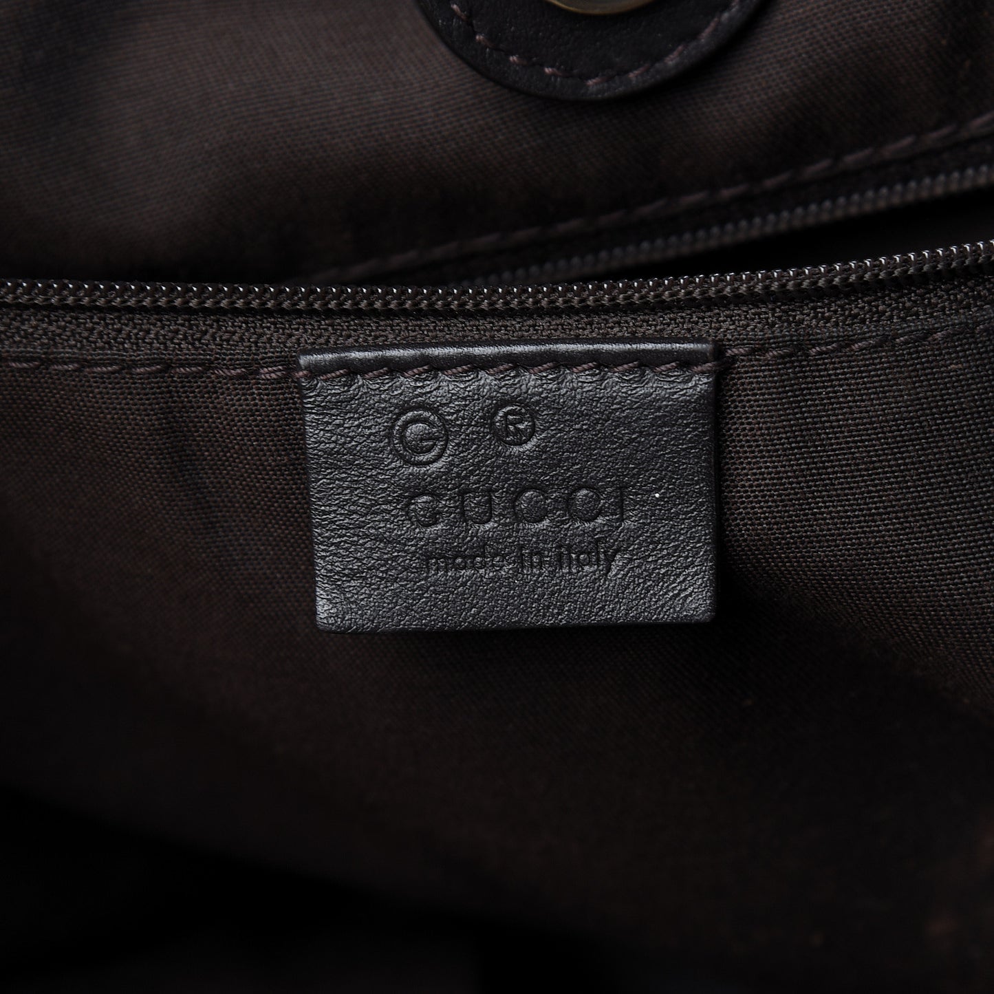 Guccissima Vitello Tender Large Sukey Tote Testa di Moro