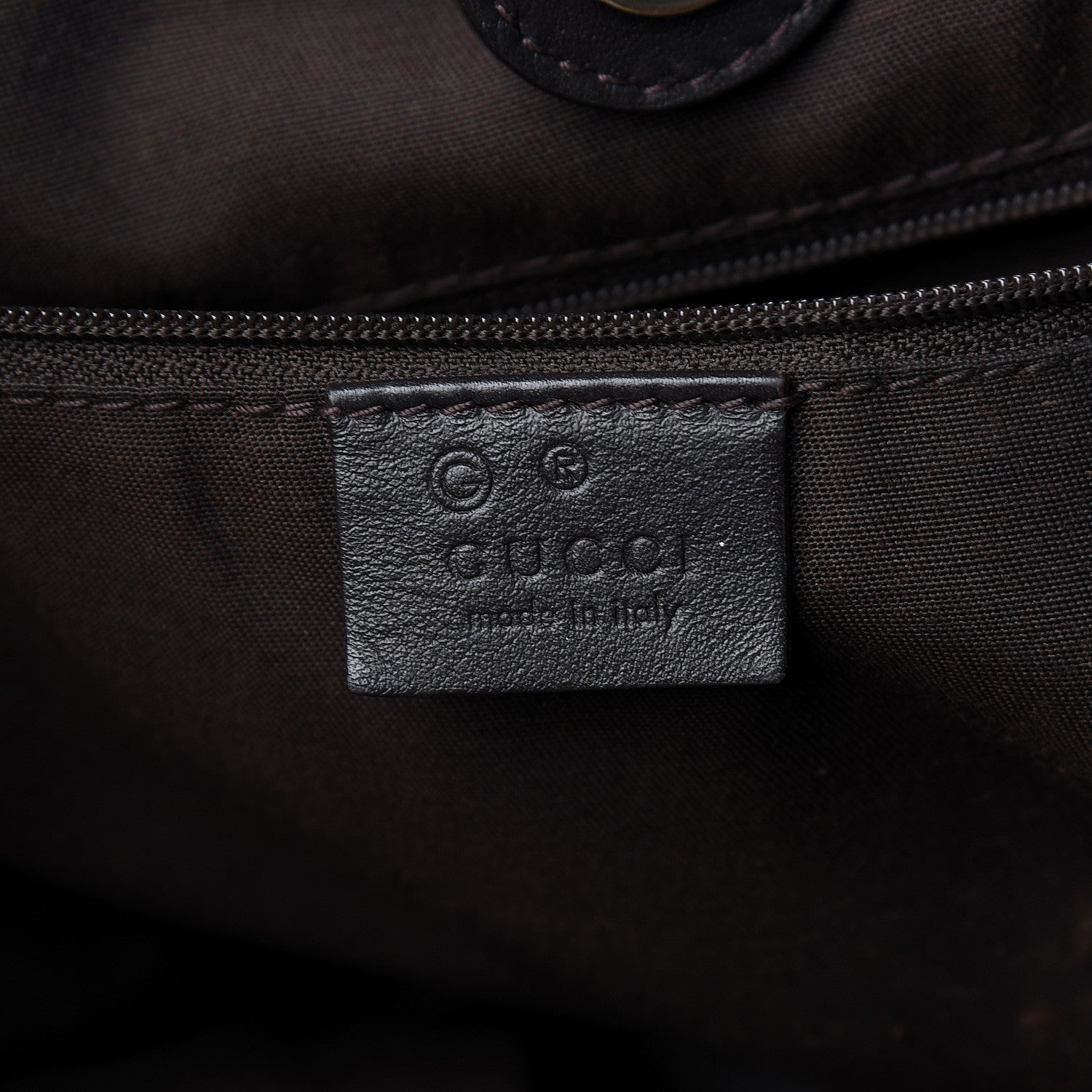 Gucci Guccissima Vitello Tender Large Sukey Tote Testa di Moro 6 of 12