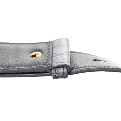 Alexander McQueen Calfskin Crocodile Embossed Box Shoulder Bag 16 Grey 13 of 17