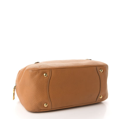Prada Vitello Daino Shoulder Bag Cuoio 4 of 12