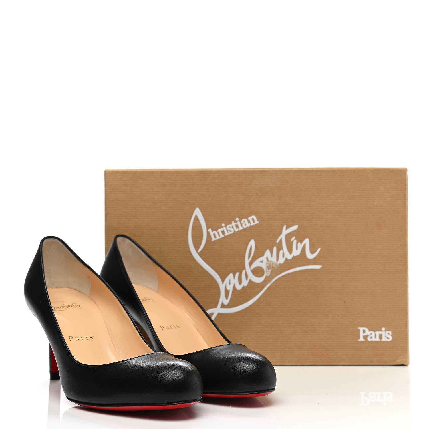Christian Louboutin Shiny Nappa Simple 70 Pumps 36.5 Black 9 of 9