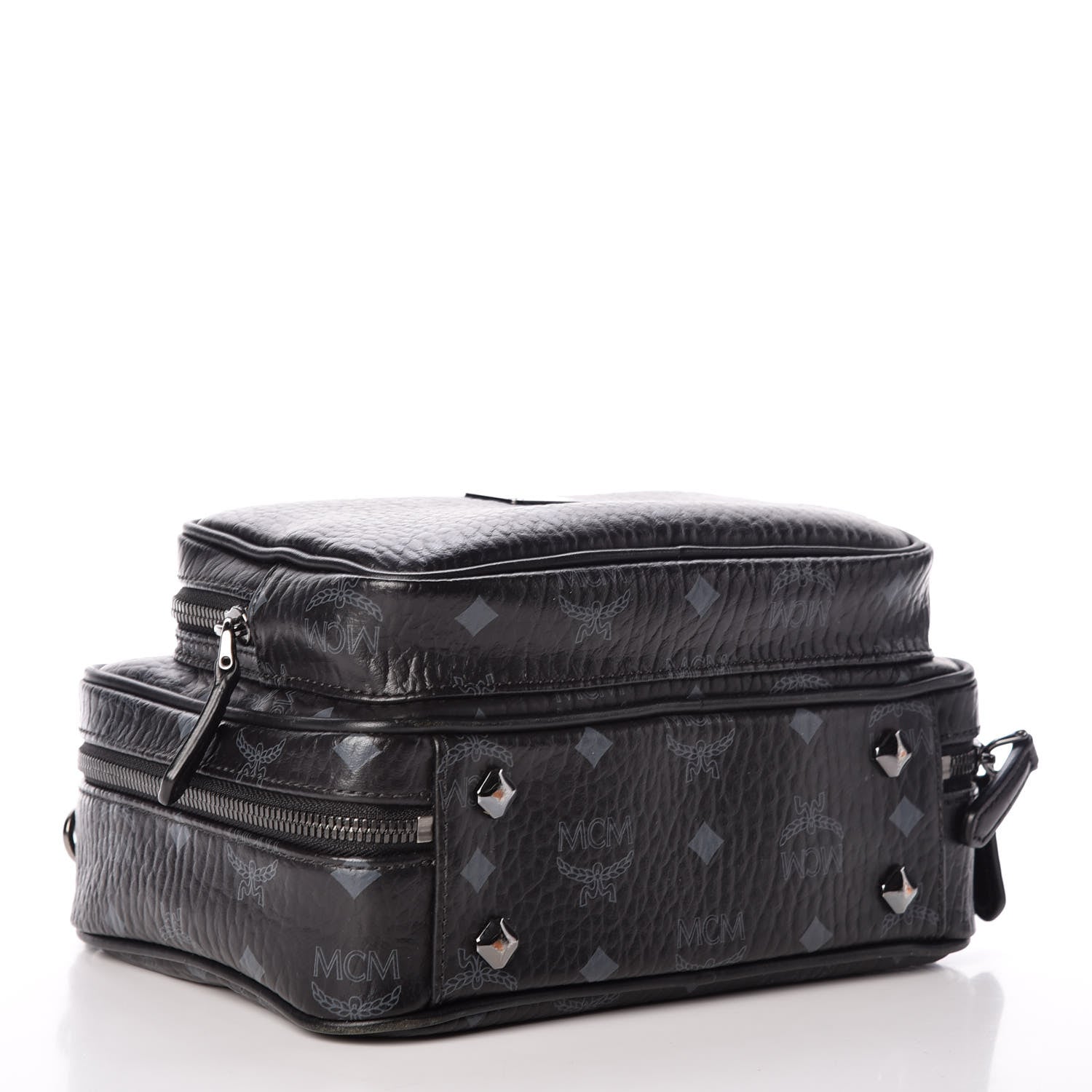 MCM Visetos Toiletry Case Black 4 of 9