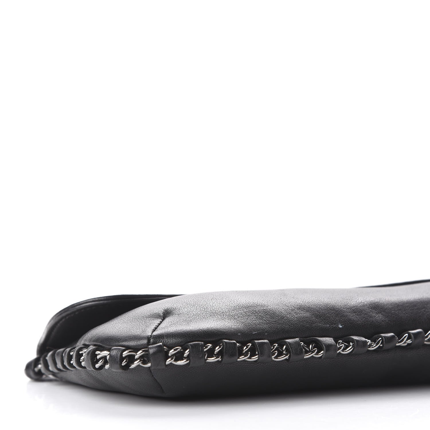 Chanel Lambskin Chain Flap Black 6 of 11