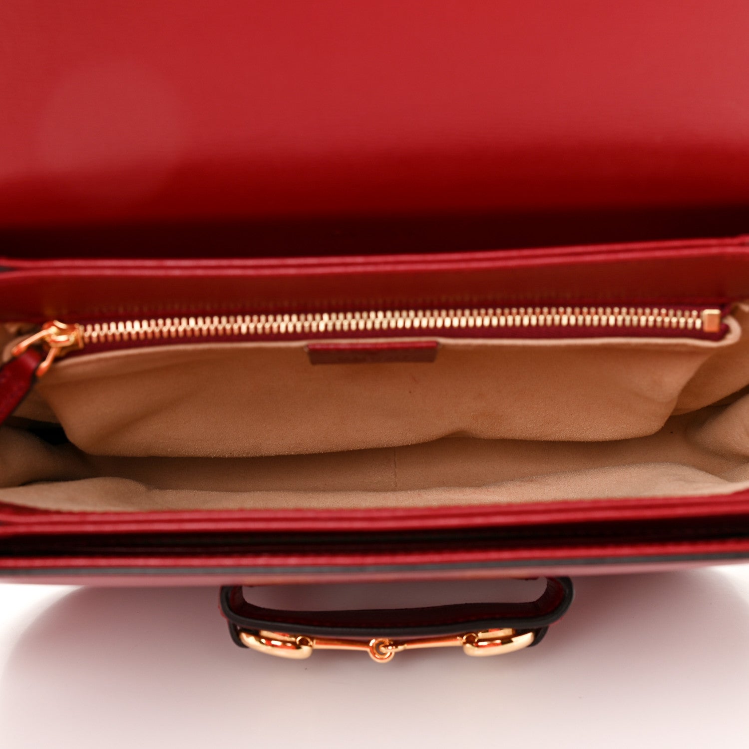 Gucci Azalea Calfskin Horsebit 1955 Shoulder Bag New Cherry Red 7 of 11