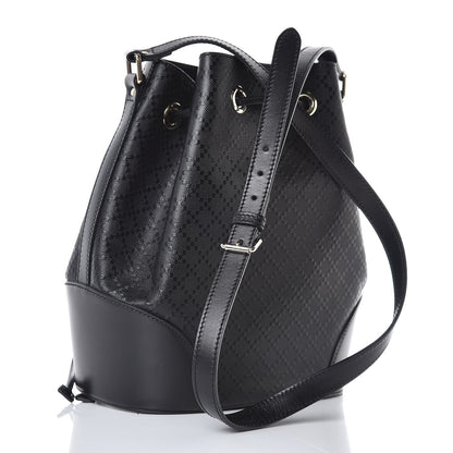Gucci Bright Diamante Medium Bucket Bag Black 2 of 9