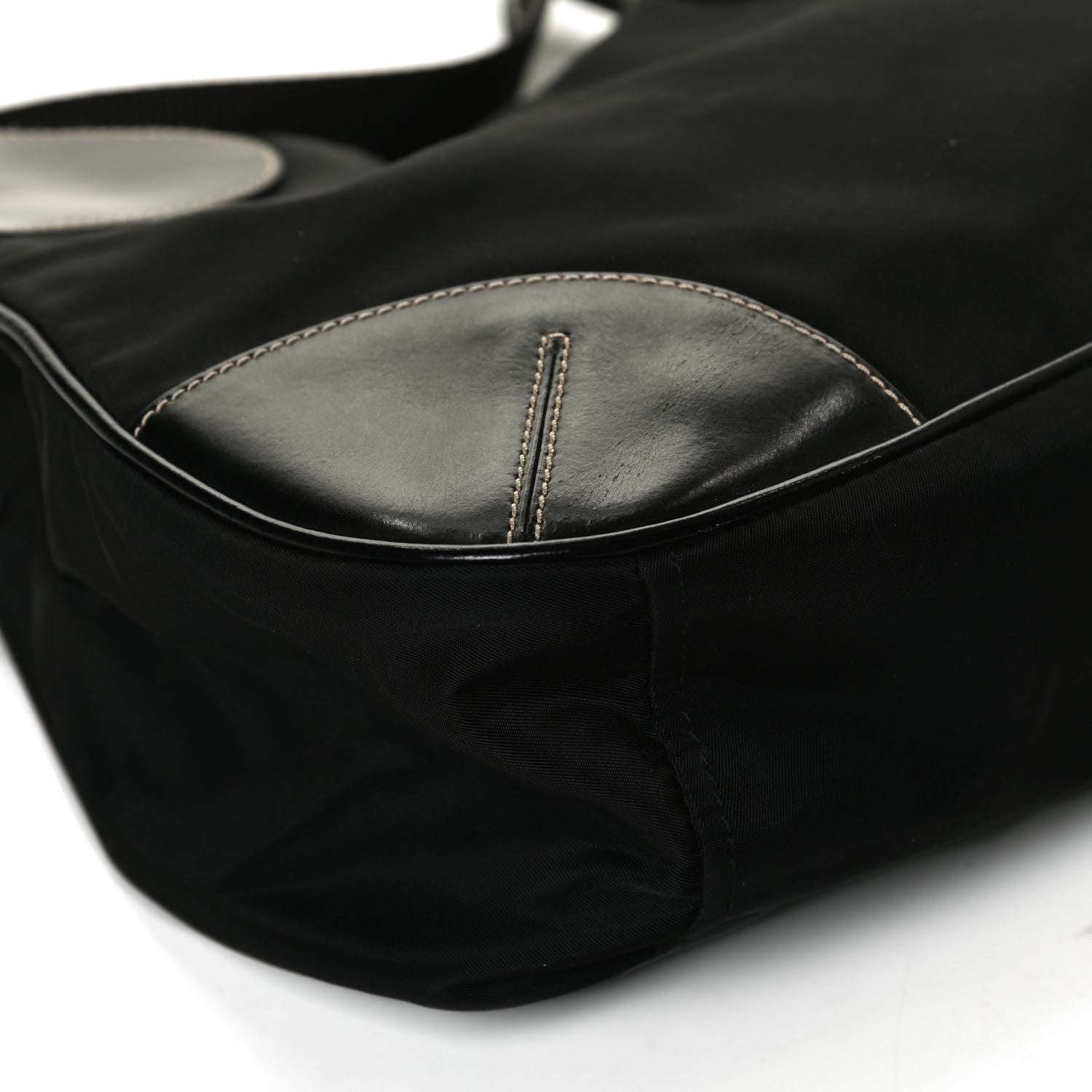 Prada Tessuto Nylon Hobo Black 12 of 16