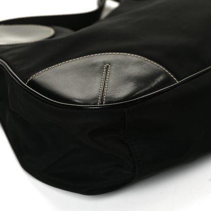Prada Tessuto Nylon Hobo Black 12 of 16