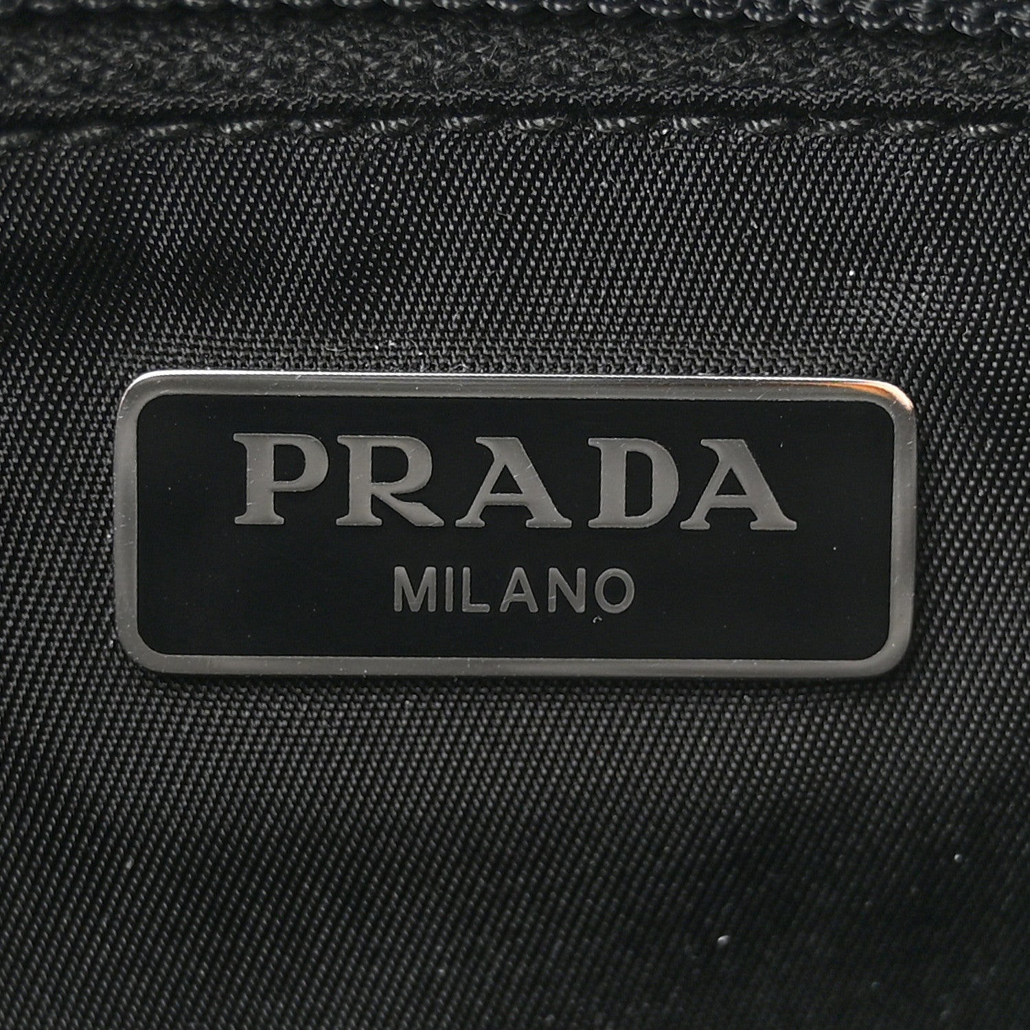 Prada Nylon Tessuto Cosmetic Pouch Black 6 of 8