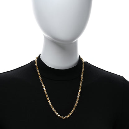 David Yurman 18K Yellow Gold 5mm Fluted Chain Necklace 22" 2 of 5
