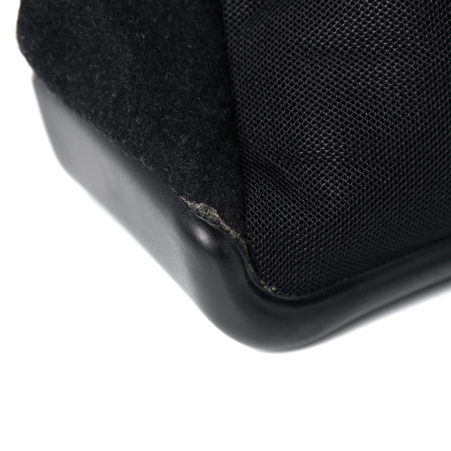 Wool Messenger Satchel Black