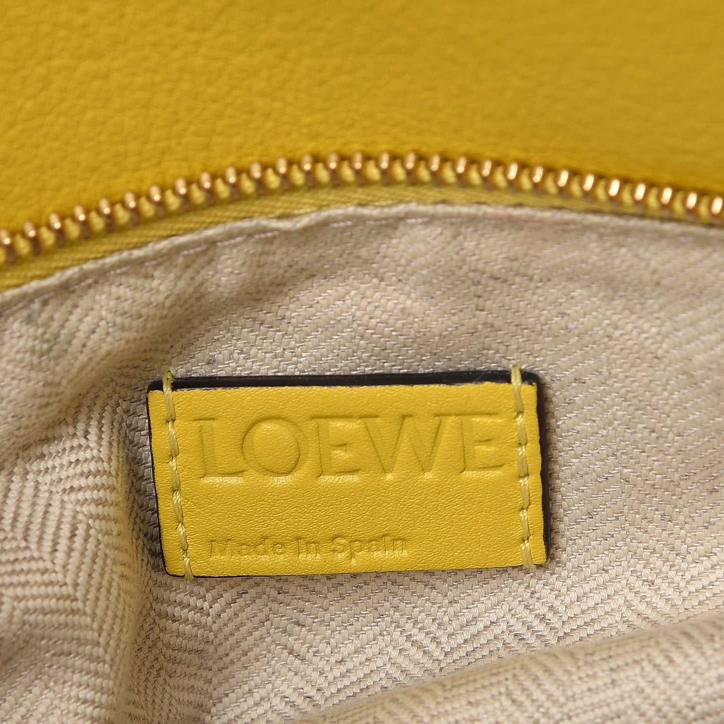 Calfskin Medium Bag Yellow