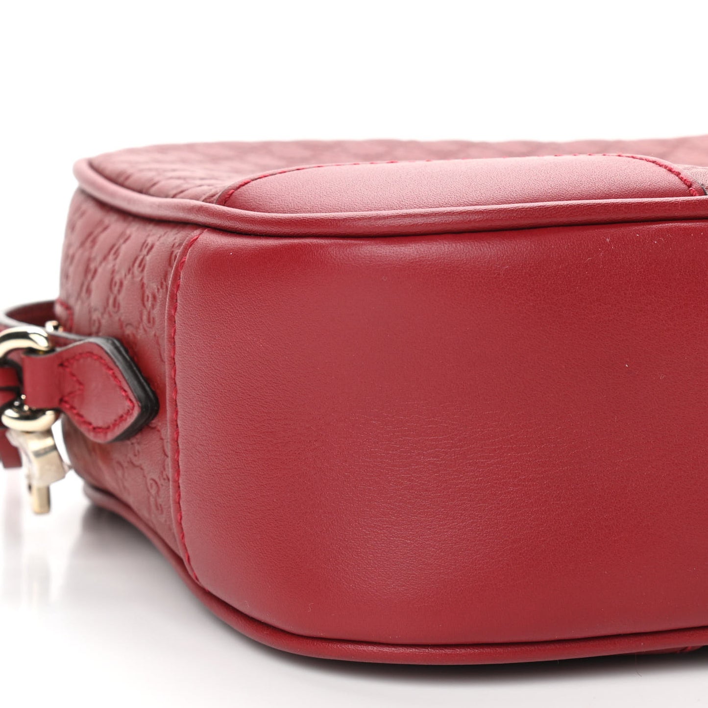 Microguccissima Mini Bree Messenger Bag Red