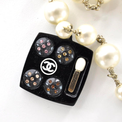 Chanel Resin Beauty Icons Pearl Necklace 5 of 6
