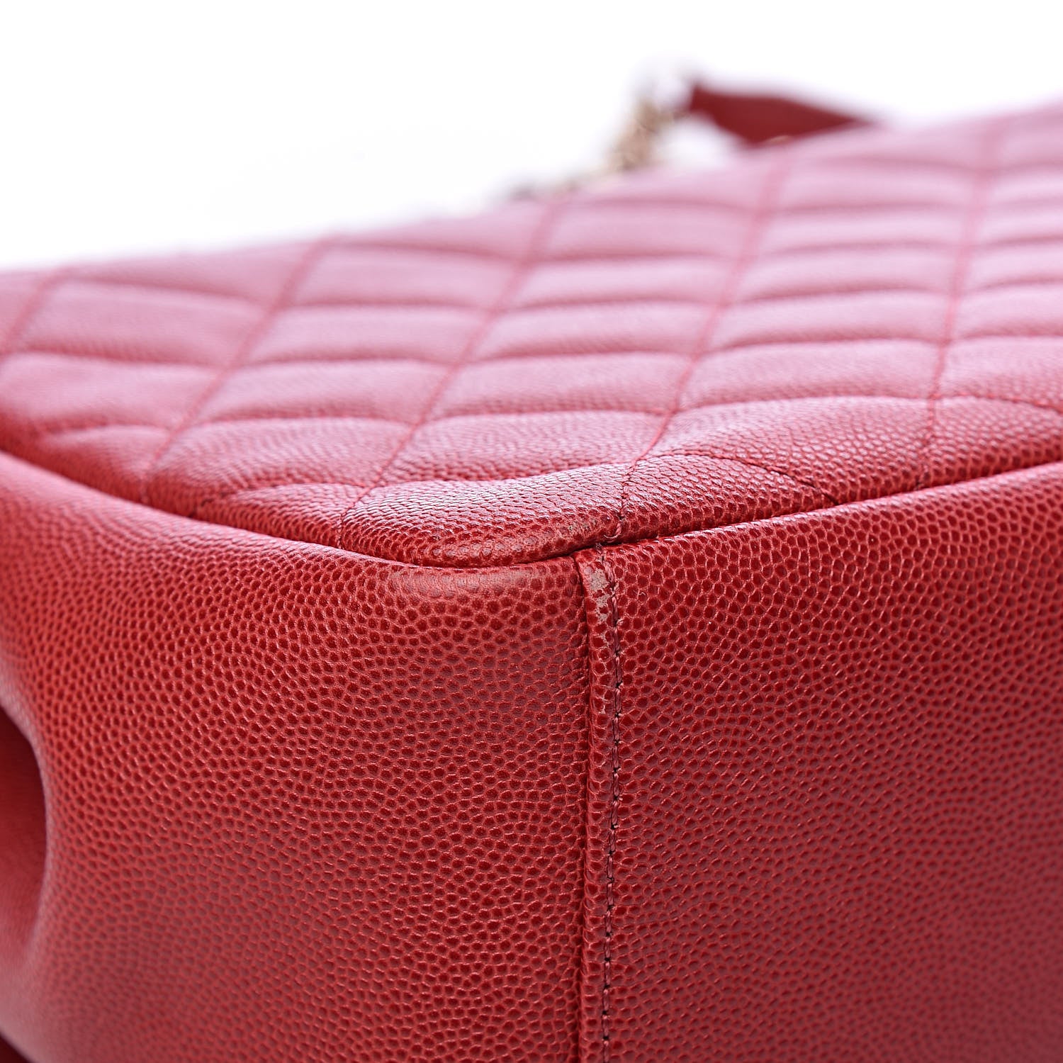 Chanel Caviar Quilted Large Business Affinity Flap Red 15 of 20