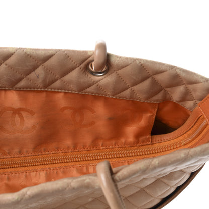 Chanel Calfskin Quilted Large Cambon Tote Beige 15 of 28