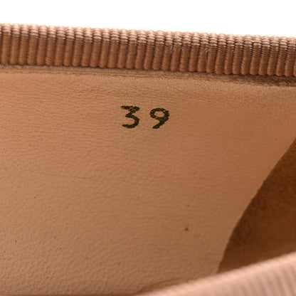 Prada Lambskin Donna Bow Ballerina Flats 39 Nudo 8 of 11
