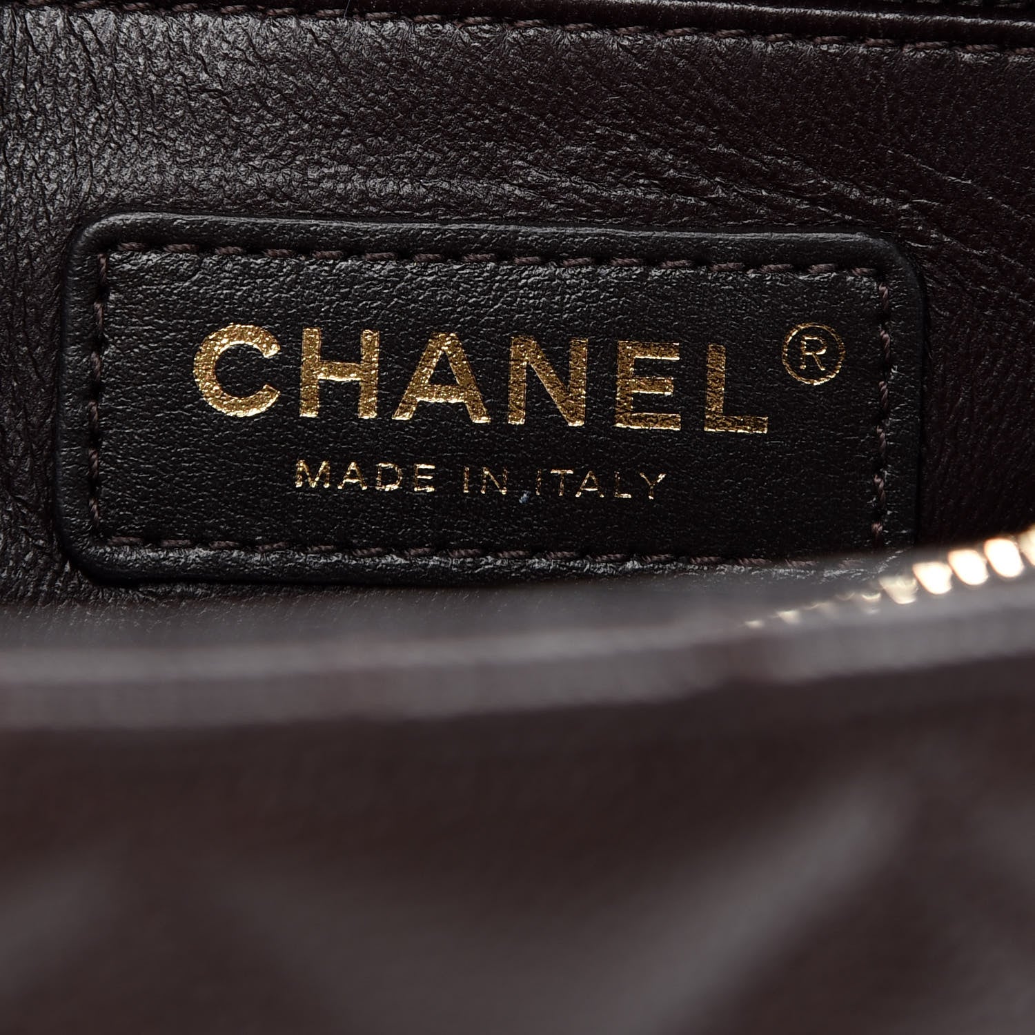 Chanel Caviar Quilted Small Coco Handle Flap Dark Brown 6 of 9
