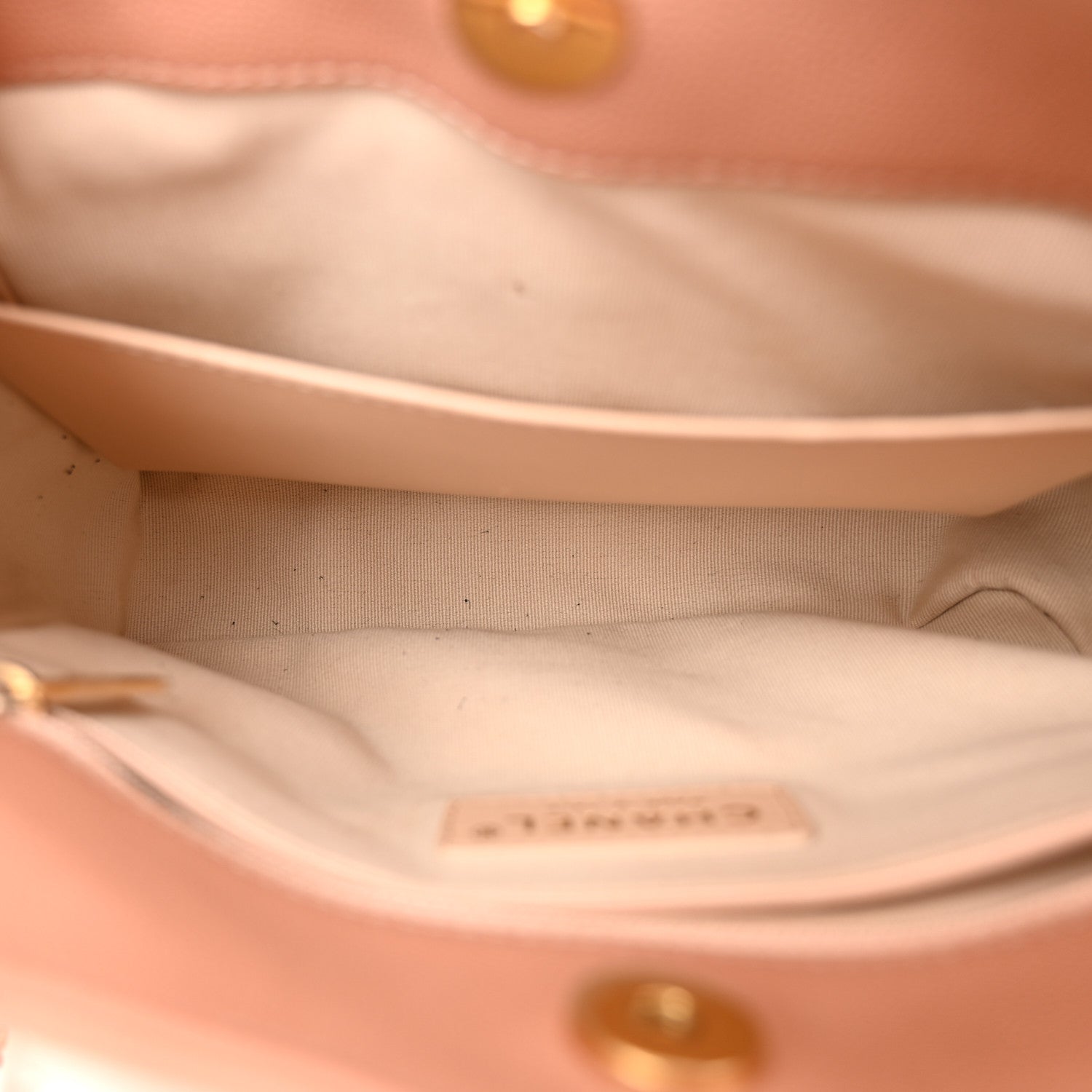 Chanel Caviar Quilted Wavy CC Hobo Beige 5 of 10