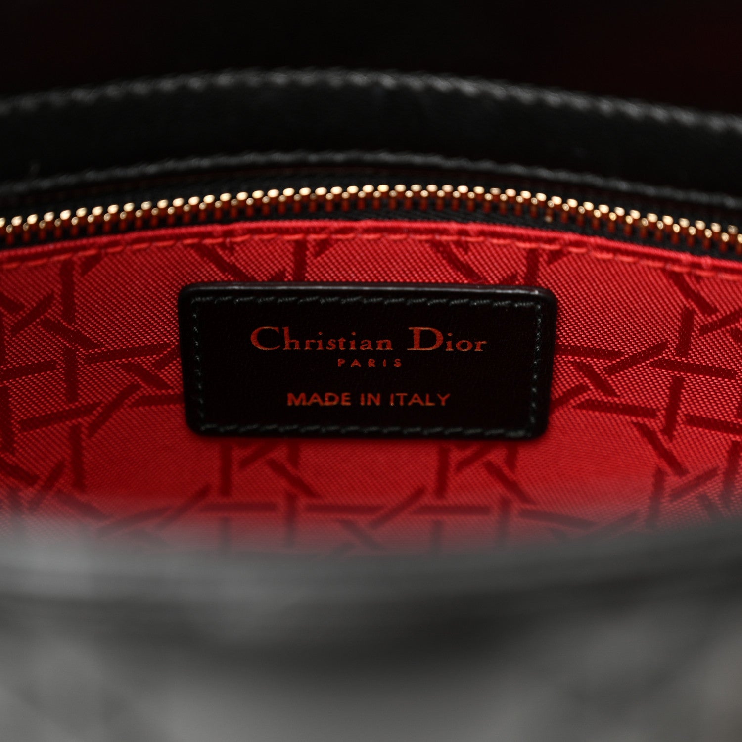 Christian Dior Lambskin Cannage Small Lucky Badges My Lady Dior Black 6 of 14